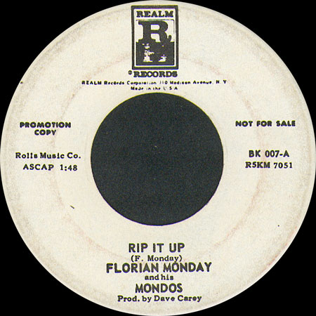 Rip It Up R.I. - Rhode Island 1960s rock and roll bands: FLORIAN MONDAY ...